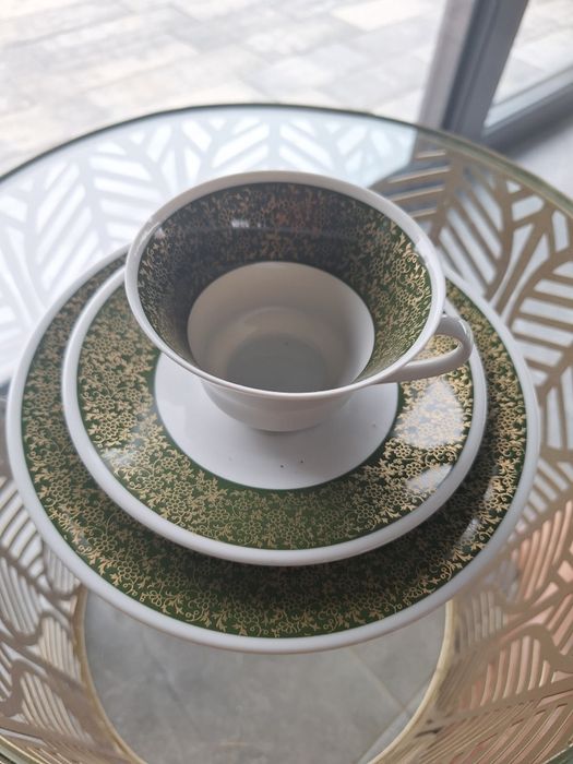 Trio śniadaniowe weimar porzellan zestaw śniadaniowy