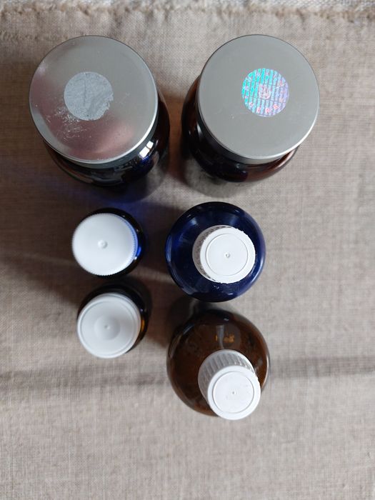 Sloiki szklane zakrętka handmade