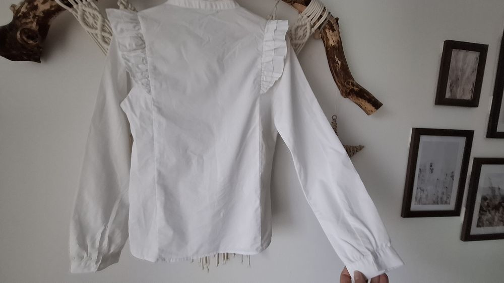 Biała koszula z długim rękawem Cool club  170 cm