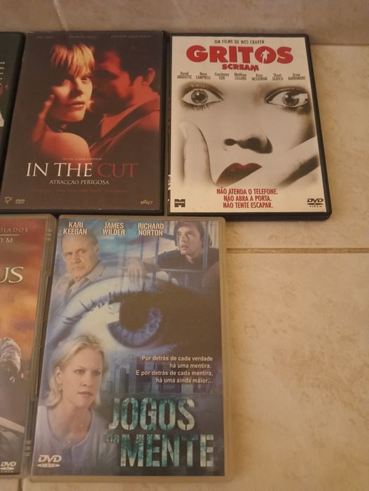 Filmes em Dvd diversos.