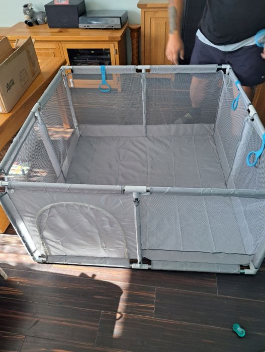 Kojec dla dzieci Suchy basen, plac zabaw 130x130 cm torba pokrowiec uchwyty
