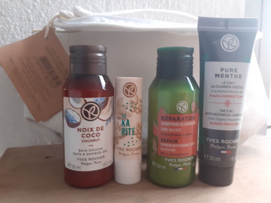 Conjuntos produtos viagem yves rocher