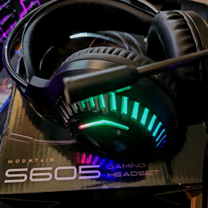 Гарнитура наушники Aula S605 Wired gaming headset black