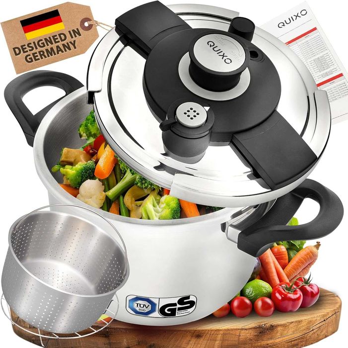 QUIXO VitaSmart szybkowar 6 l 22 cm z zamknięciem QuickSafe