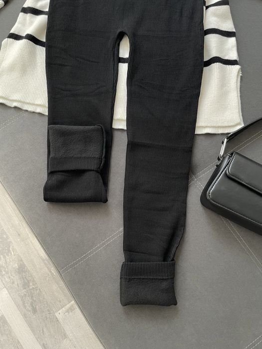 Лосини у рубчик фліс або хутро. В наявності