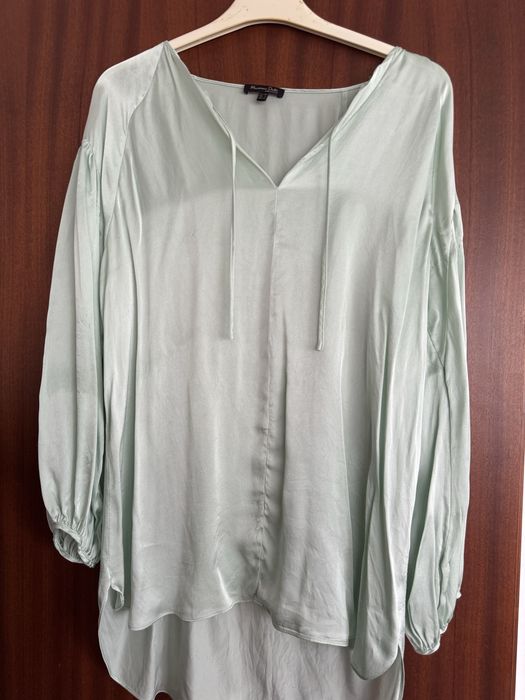 Blusa verde Massimo Dutti
