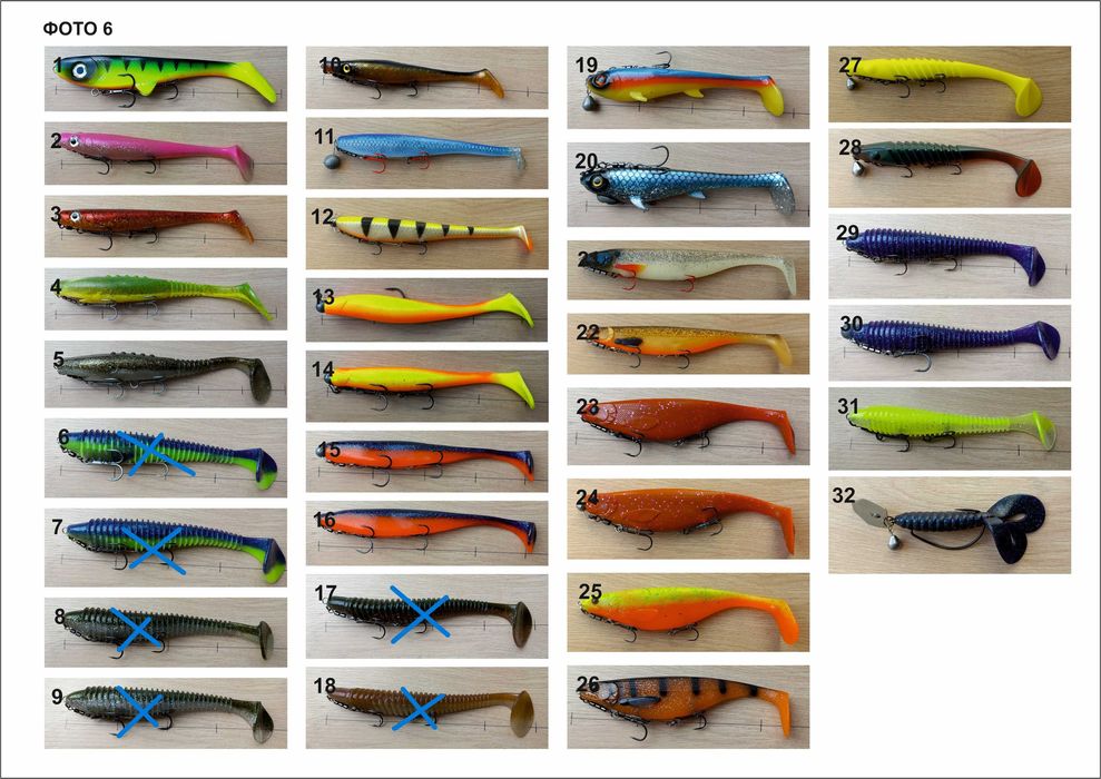 Воблеры от UL до 130-х, джерки, силикон, колебалки, вертушки
