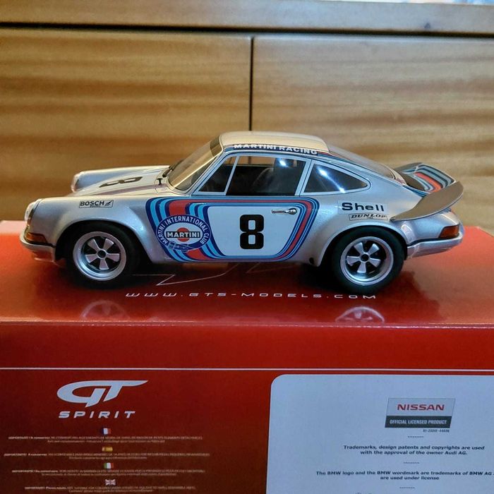 Porsche 911 Carrera 2.8 RSR #8 Martini Racing 1973 GT Spirit 1:18