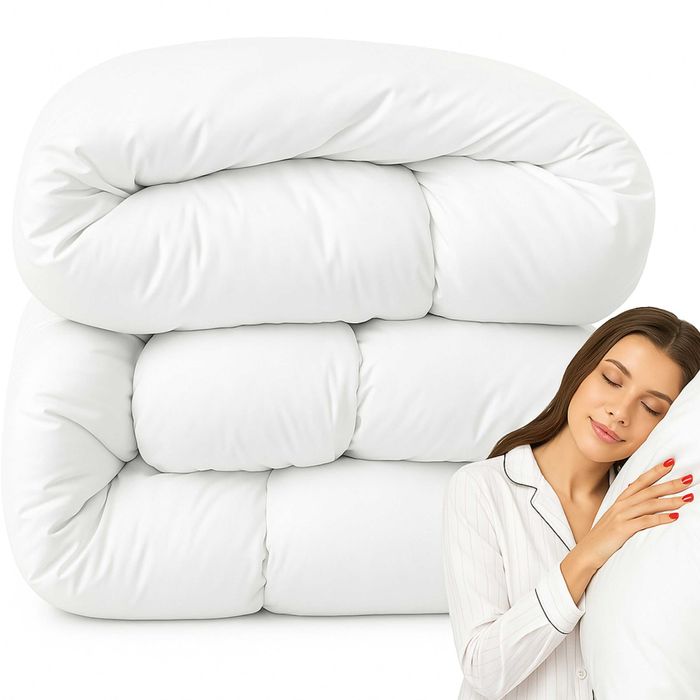 Kołdra 220x200 całoroczna antyalergiczna ciepła 300gsm medyczna Polska