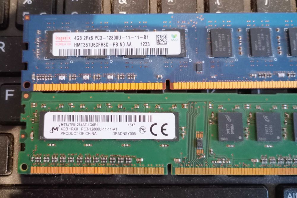 pamięć ddr3  2x 4gb dimm desktop