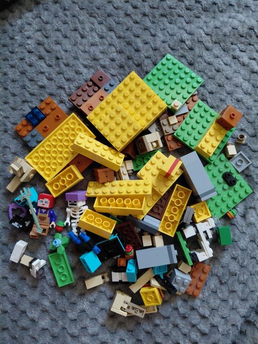 Lego klocki Minecraft stajnia