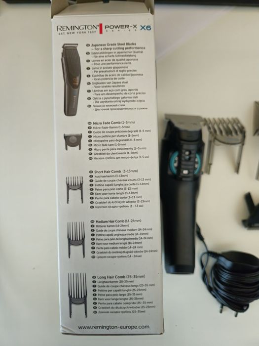 Maszynka do włosów Remington X6 HC6000 0.5-35 mm + gwarancja