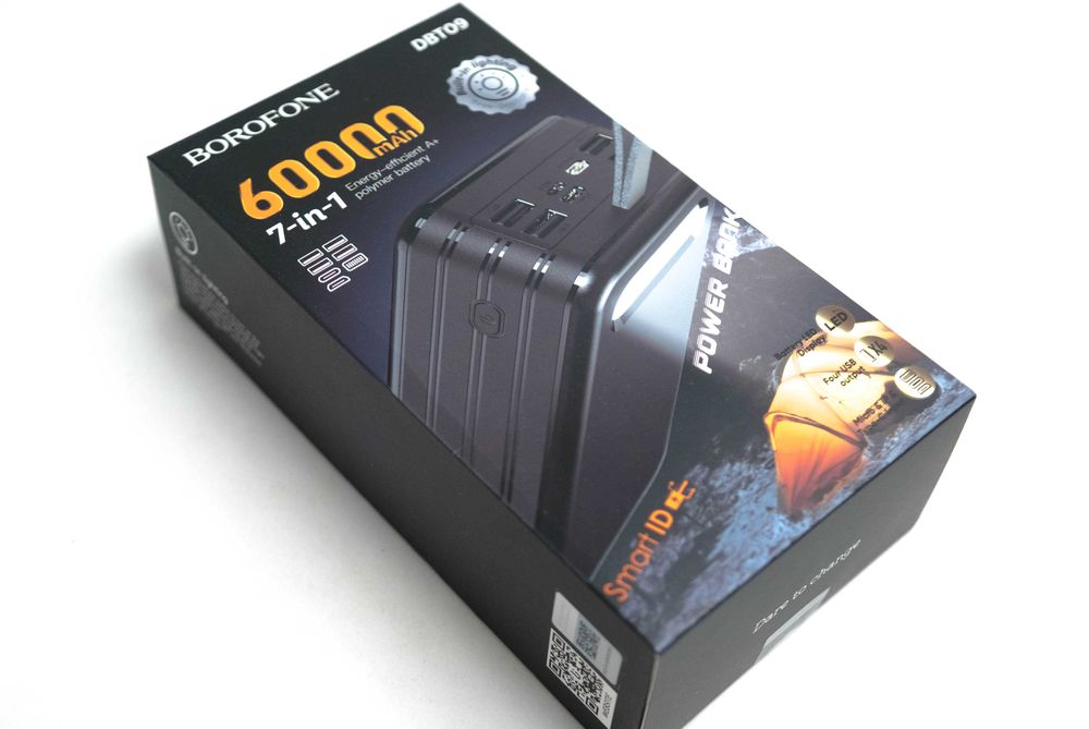 беспроводной повербанк на 10 000 мАч + проводной на 60 000 мАч