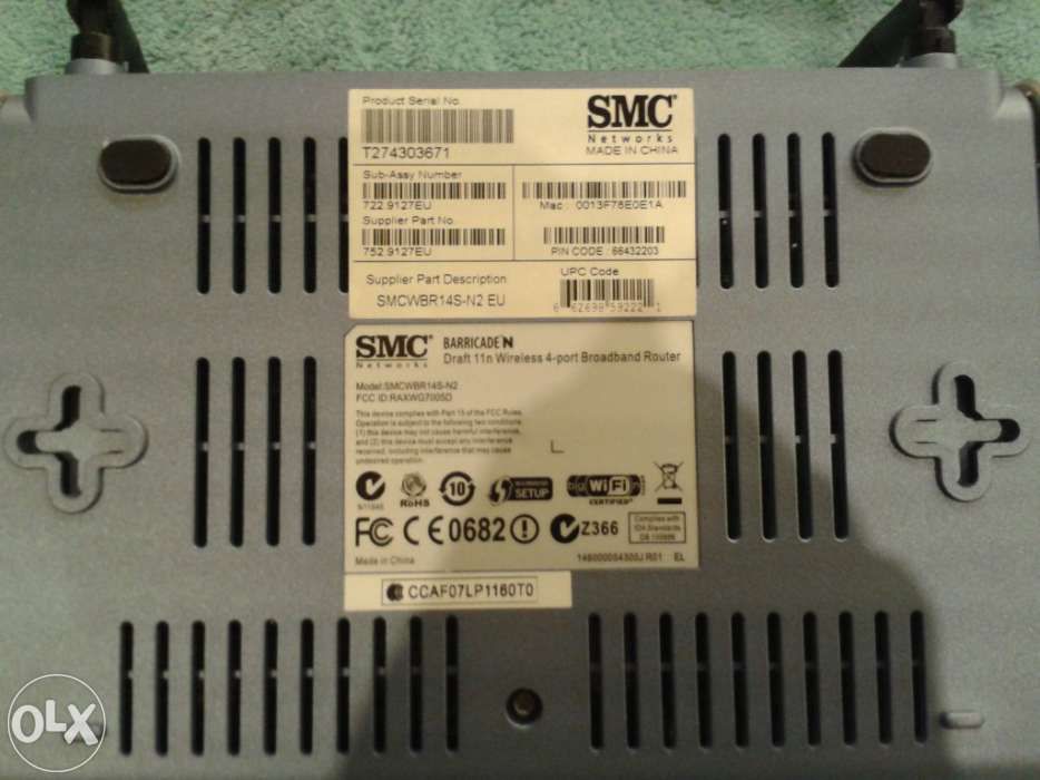 SMCWBR14-N Wireless Router64750644869377121