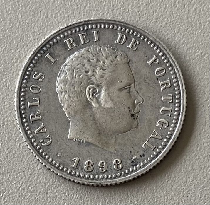 Moeda 1809 D. Carlos I - 100 Reis 1898