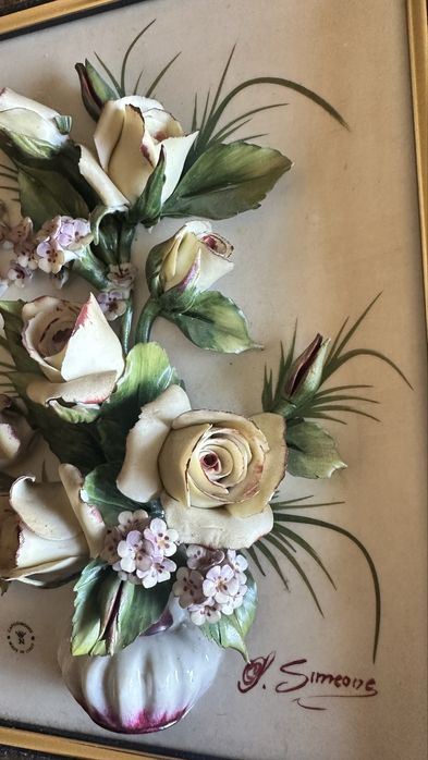 Quadro de porcelana “ Capodimonte”