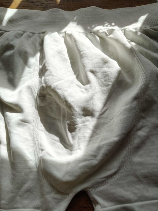 Męskie slipy bokserki, białe L