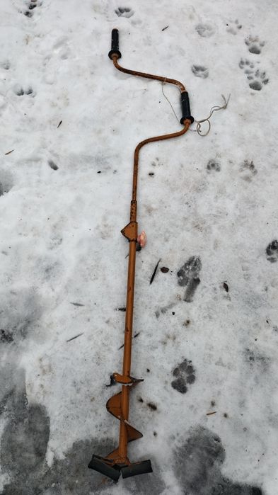 Бур ледобур для рыбалки зимней времён ссср