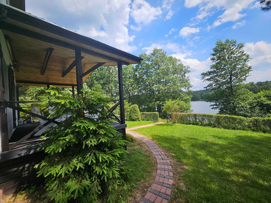 Domek całoroczny nad jeziorem Porost