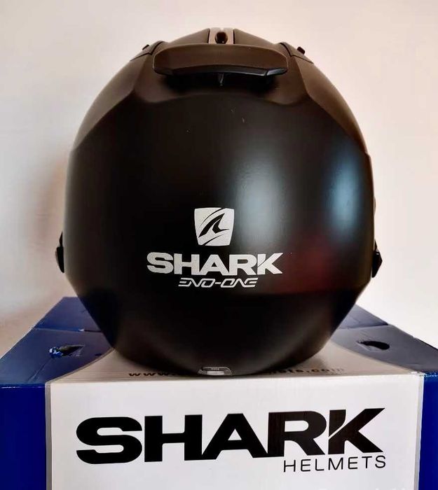 Capacete NOVO Modular 180° Shark EVO-ONE 2 Preto Matt (35% DESCONTO) Tam XS