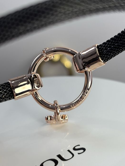 TOUS bransoletka Hold różowe srebro Vermeil 925