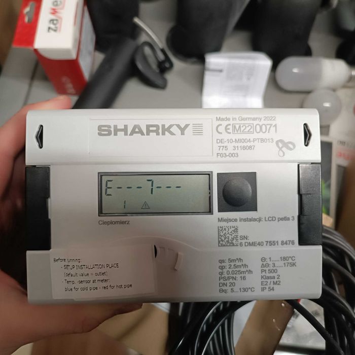 Nowy Ciepłomierz Diehl SHARKY 775 DN20 + czujniki PT500