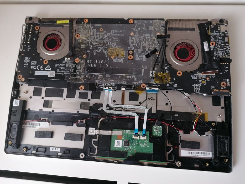 Portátil MSI prestige para peças