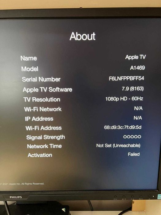 Apple TV 3 gen. A1469 | Stan Idealny |