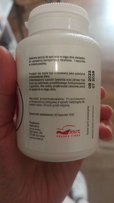 Berberyna - 60 kapsułek