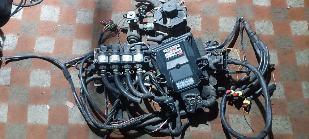 Instalacji gazowej  sekwencji LPG Stag Qbox plus Next, basic, gofast