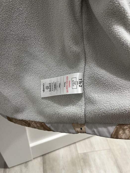 Куртка George на флісі 1/2-2р (86-92см) в сиані новоі