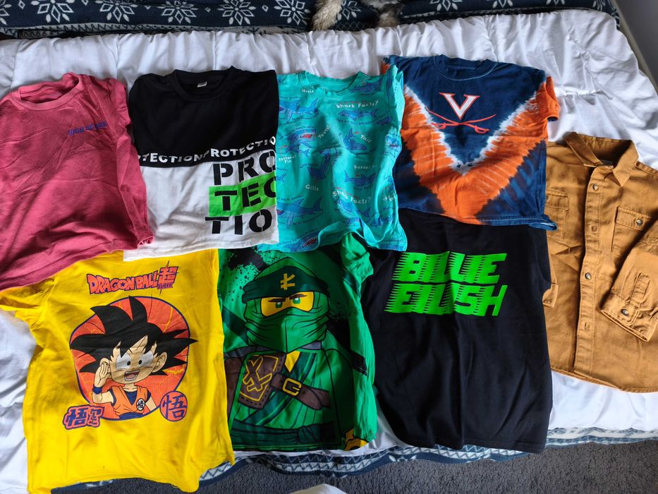 Duży zestaw ubranek dla chłopca r. 122