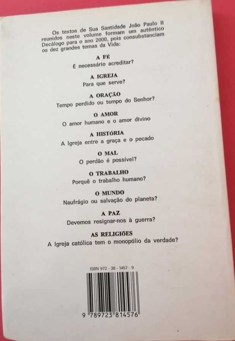 As reflexões para o ano 2000, João Paulo II