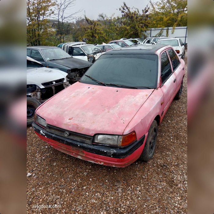 Розбирання Mazda 323 BG 1.7D 1989-1994 Запчастини Мазда 323 Дизель Кузовщина Ходова Салон Оптика Фари Двері Крило Ступиця Супорт