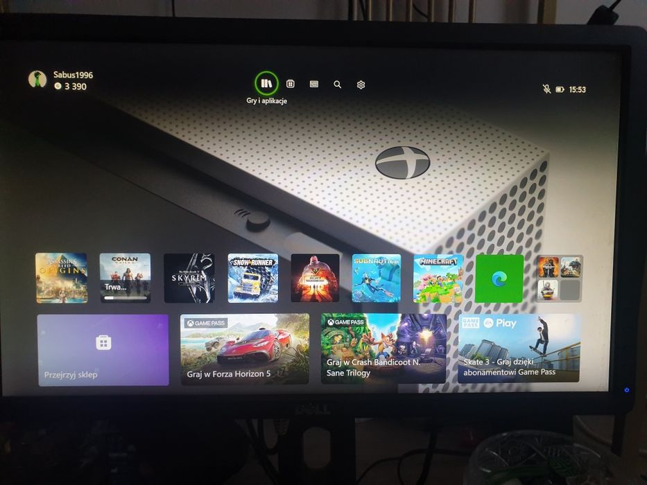 Monitor DELL 22 cale full HD.