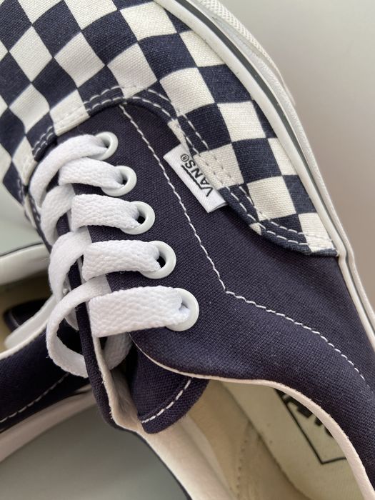 Кеды vans Unisex Era Checkerboard- blue