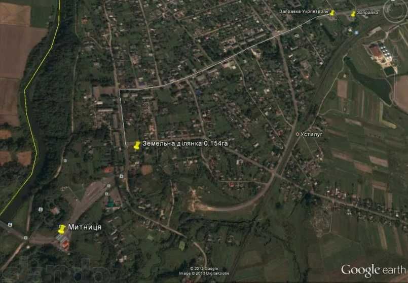 Продаж земельної ділянки м.Устилуг 0,154 га