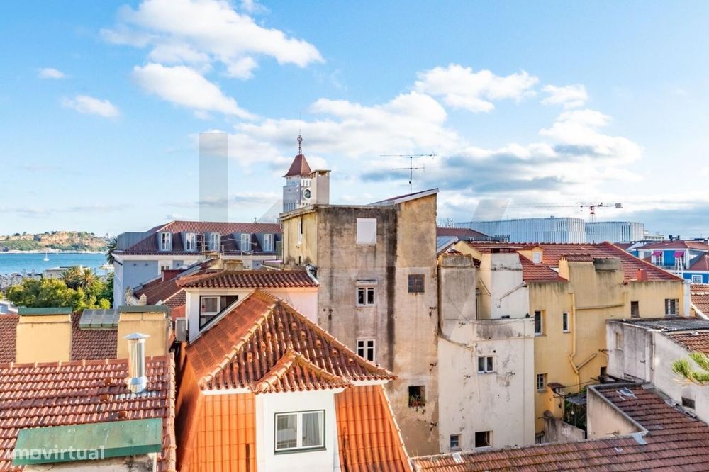 Apartamento T3 Renascido no Cais do Sodré: Terraços com vista sobre o