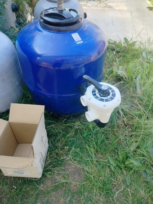 Filtr piaskowy duży 150kg wkładu.