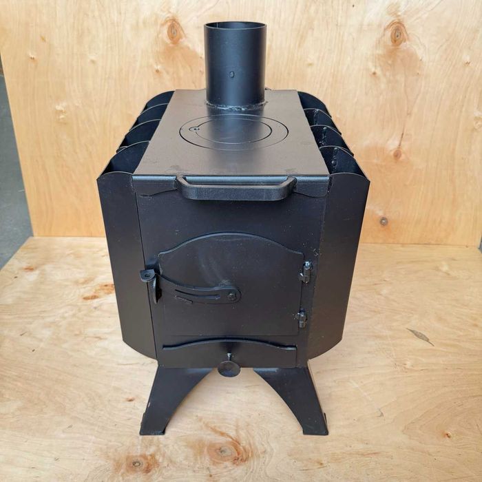 Буржуйка на дровах з радіаторами/ конфоркою/ підсиленою тепловіддачею.