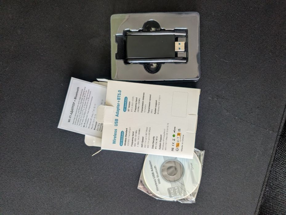USB Wi-Fi + Bluetooth адаптер для ПК чи Ноутбука