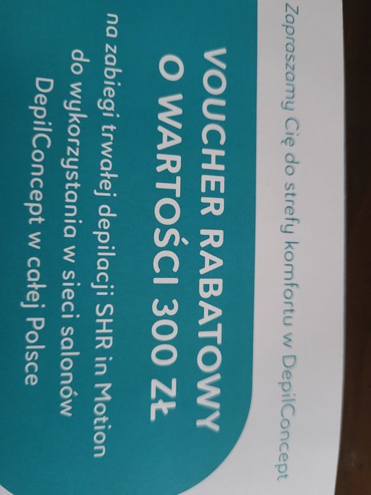 Voucher rabatowy na depilację w DepilConcept