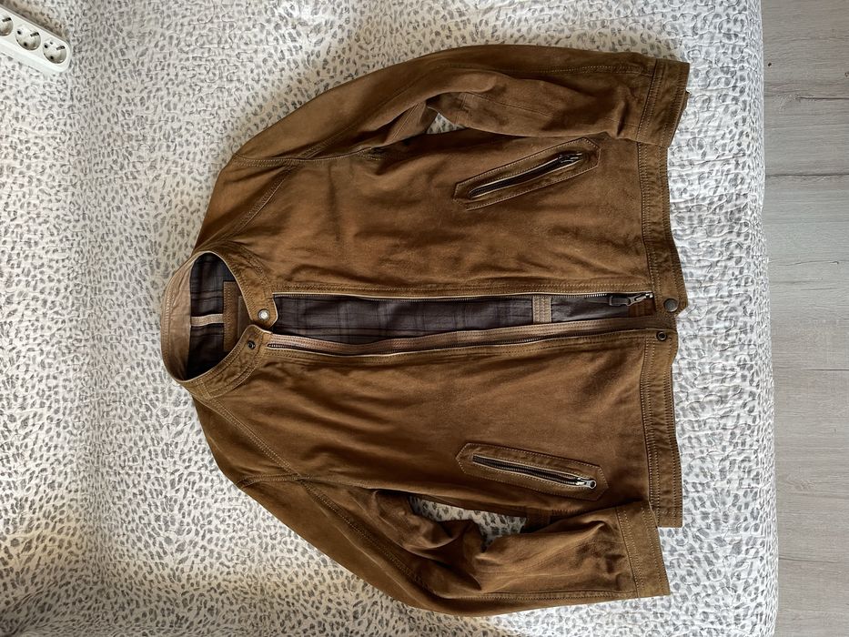 Massimo Dutti чоловіча замшева куртка, натуральна шкіра кози 42 (XL)