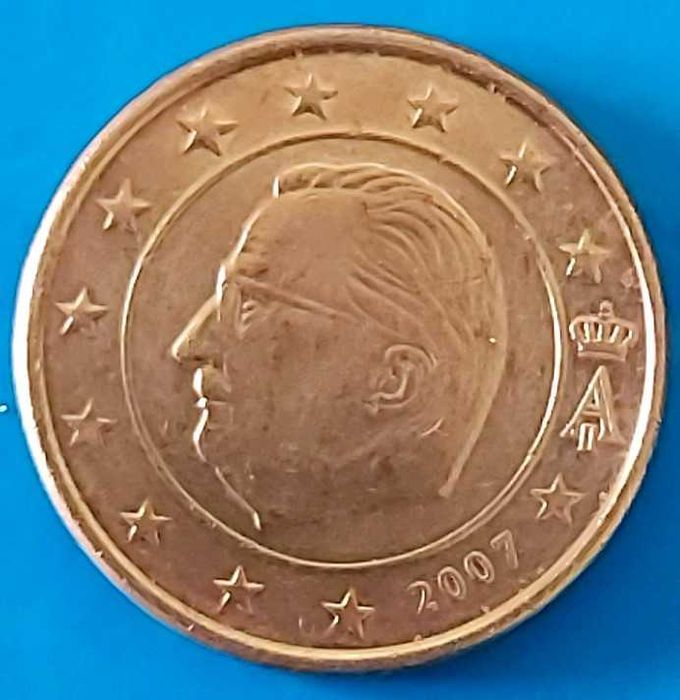 1 Cêntimo de 2007 da Bélgica, Alberto II