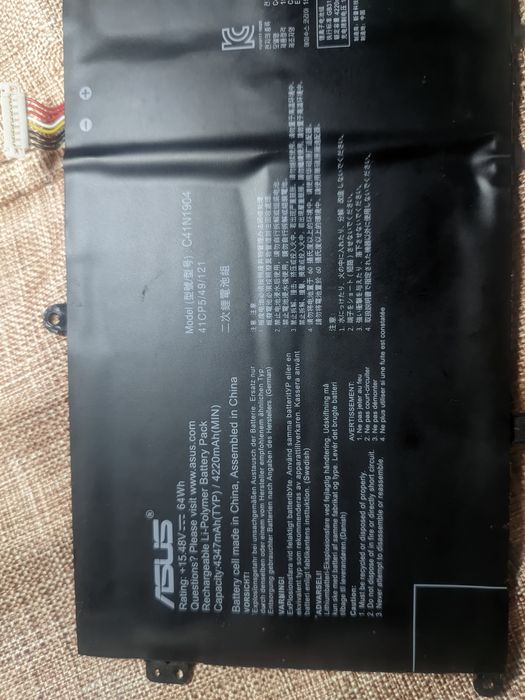 Новый аккумулятор Asus