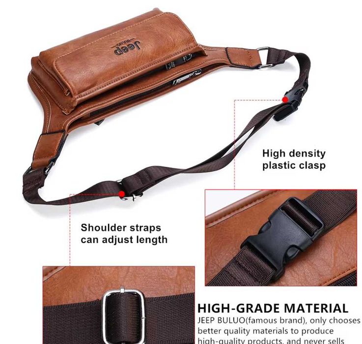 Сумка поясна, Jeep Buluo, бананка, сумка на пояс