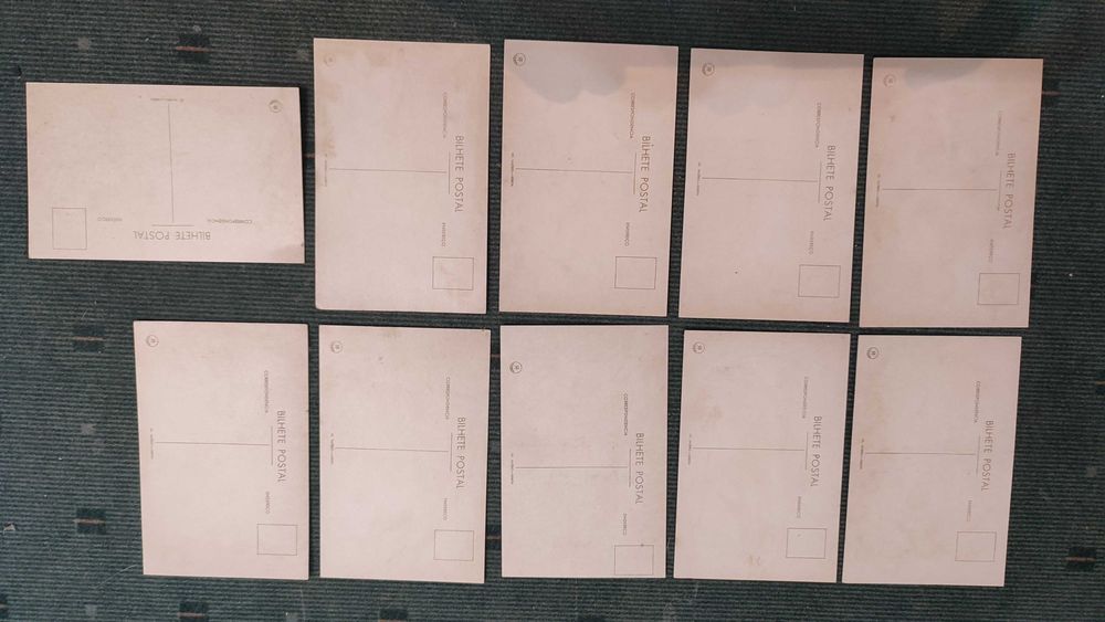 10 Postais Religiosos antigos Não Circulados