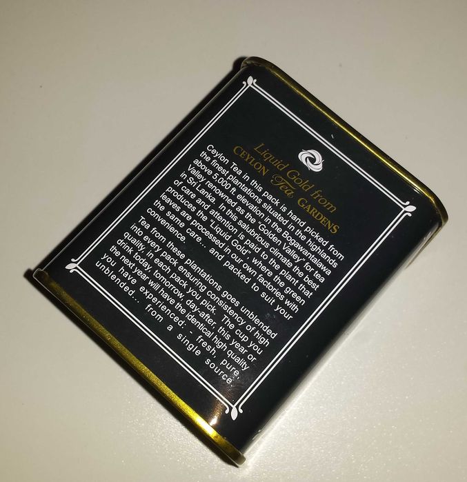 Жестяная коробка для пищевого и непищевого хранения для 100 грамм