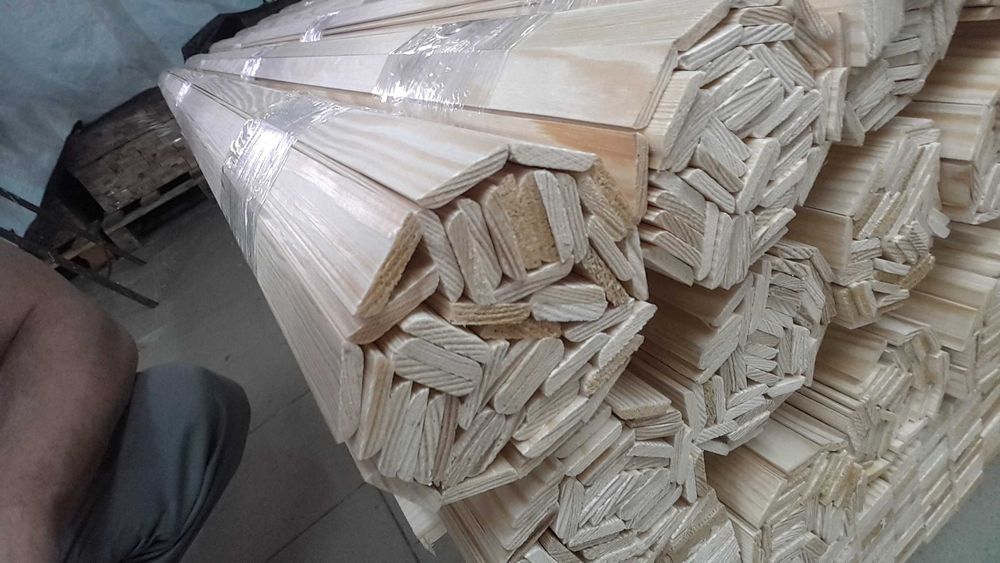 Listwa maskująca 5x22 mm drewniana maskownica opaska  wykończeniowa