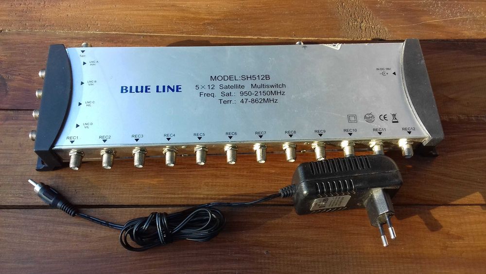 Multiswitch Blue line  12 wyjściowy -uszkodzony tor dvb-t